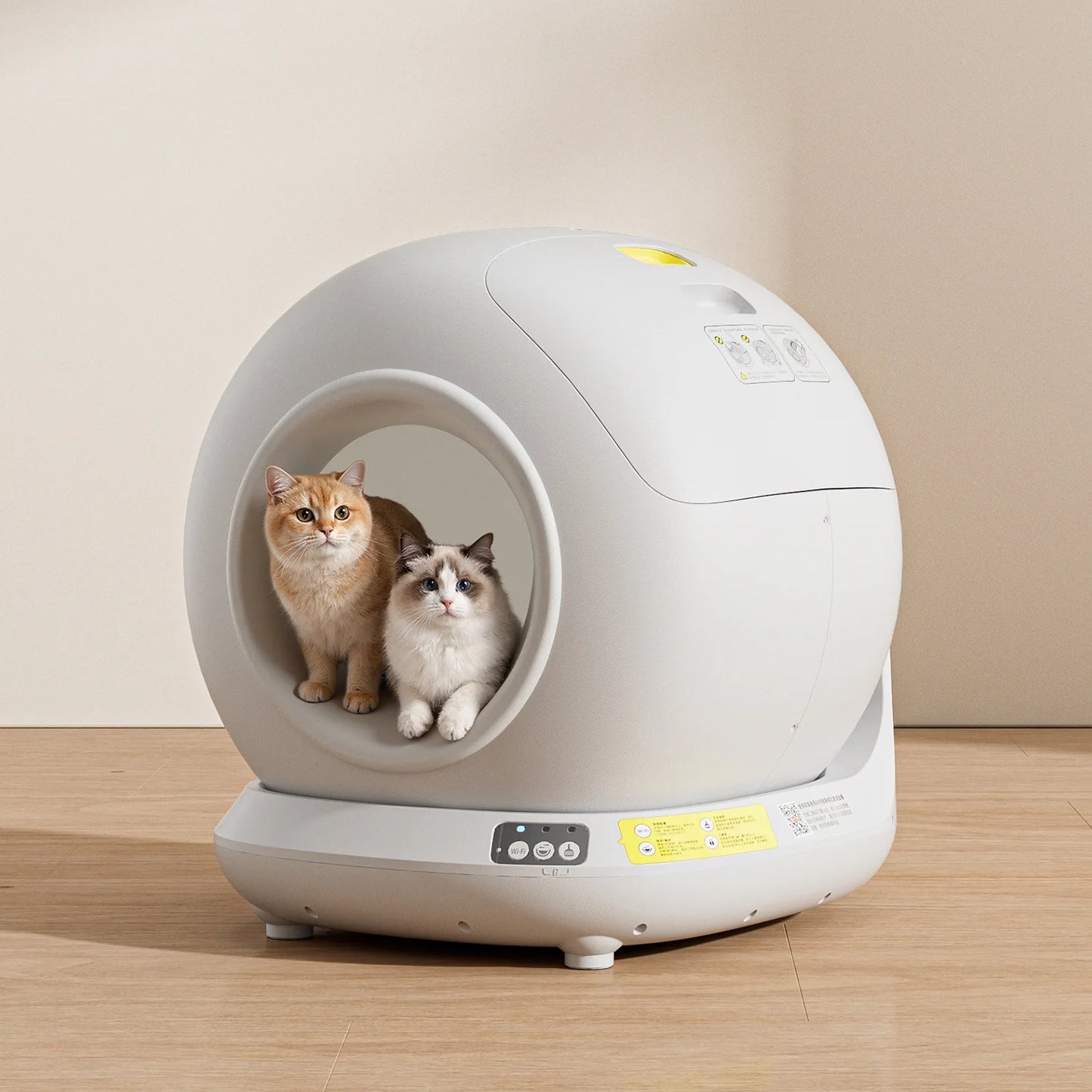 78L Self Cleaning Cat Litter Box Fully Enclosed Automatic Cat Sand Box App Control Extra Large Space Smart Pet Toilet Tray