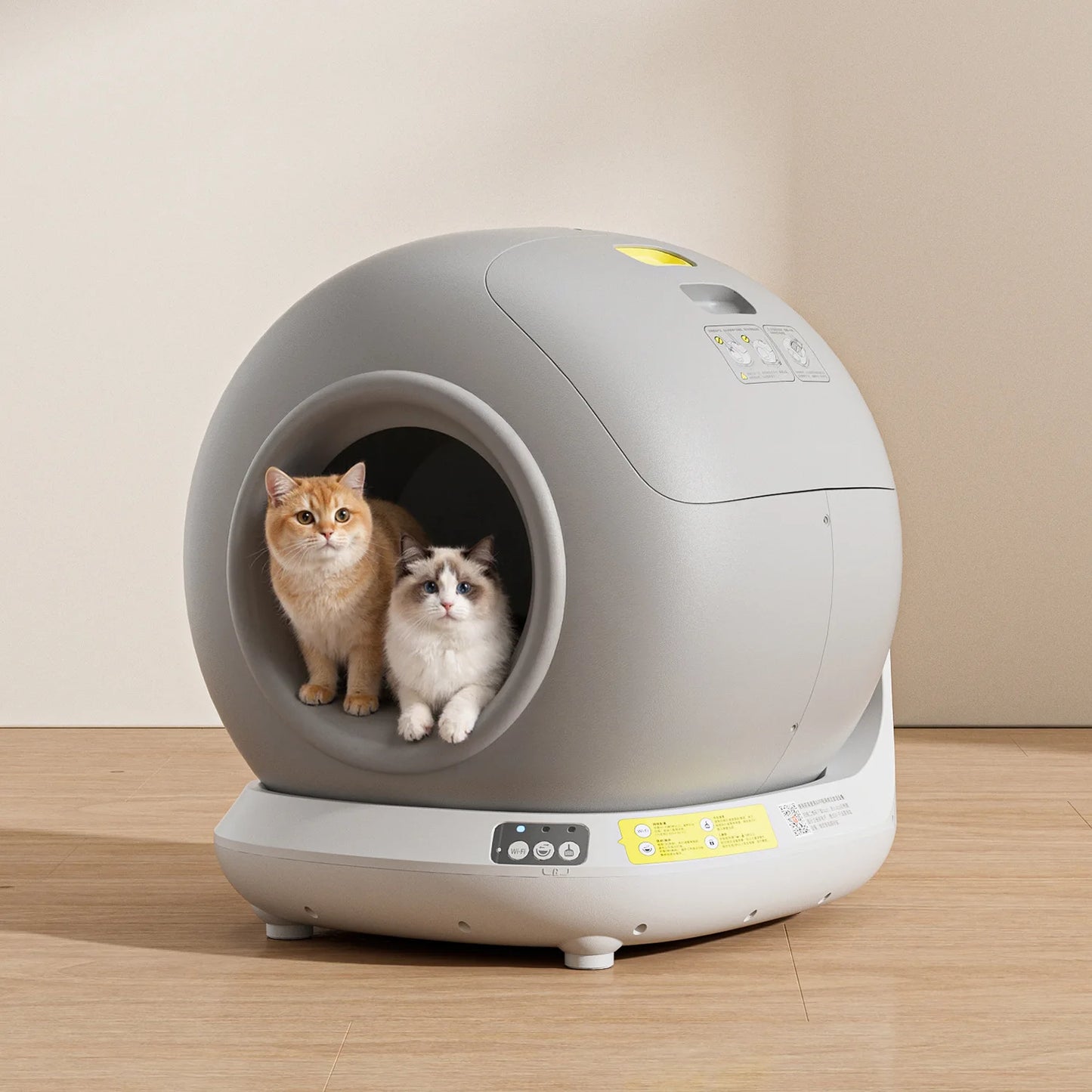 78L Self Cleaning Cat Litter Box Fully Enclosed Automatic Cat Sand Box App Control Extra Large Space Smart Pet Toilet Tray