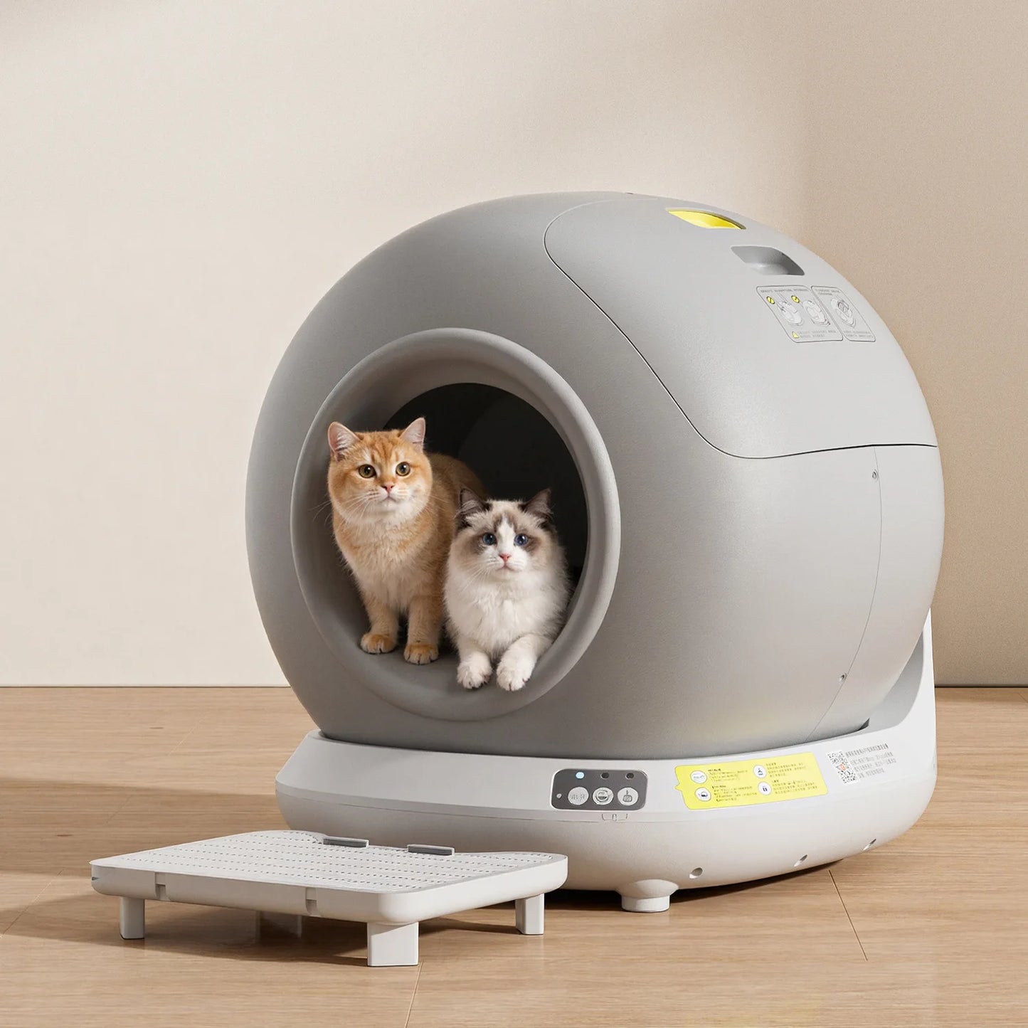 78L Self Cleaning Cat Litter Box Fully Enclosed Automatic Cat Sand Box App Control Extra Large Space Smart Pet Toilet Tray